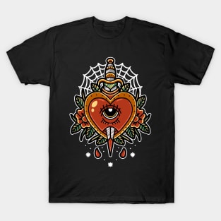 heart and dagger T-Shirt